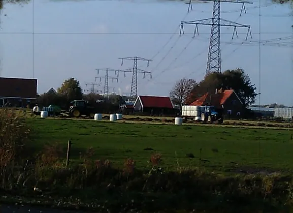 Uitzicht over de polder